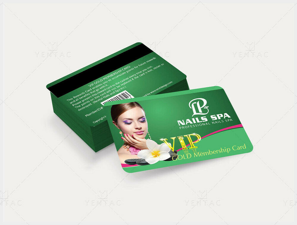 Plastic VIP Card - Nail Salon Template 5069