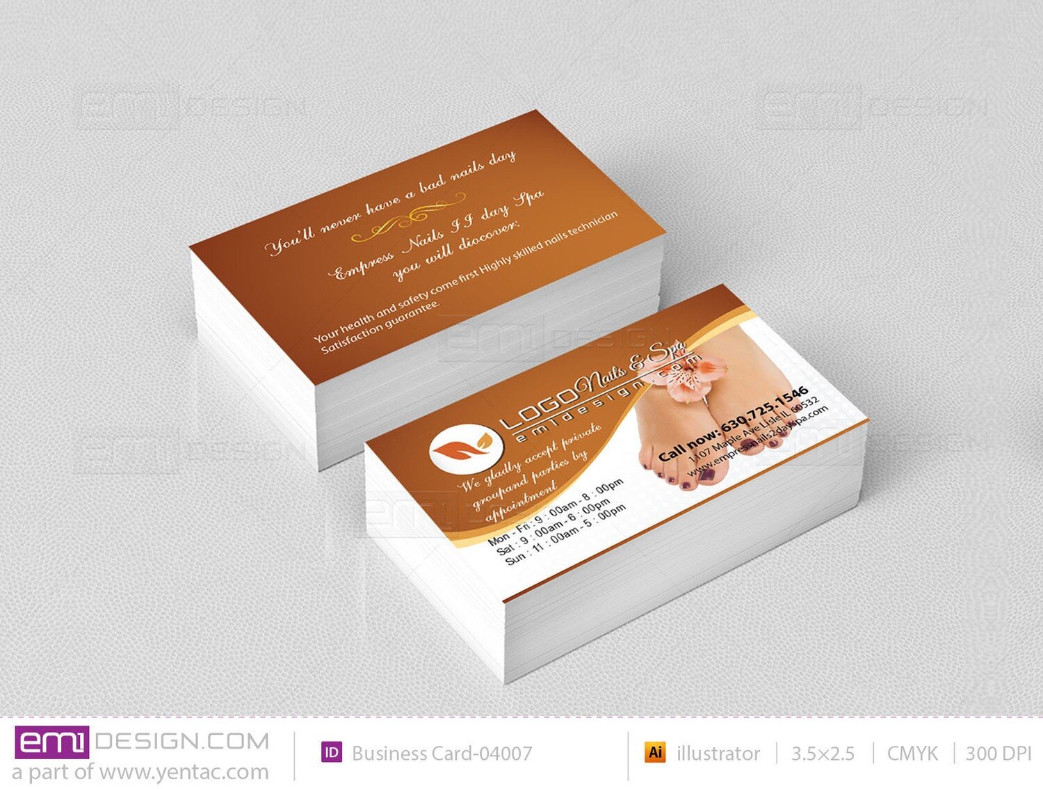 Business Card Template BusCard-04007
