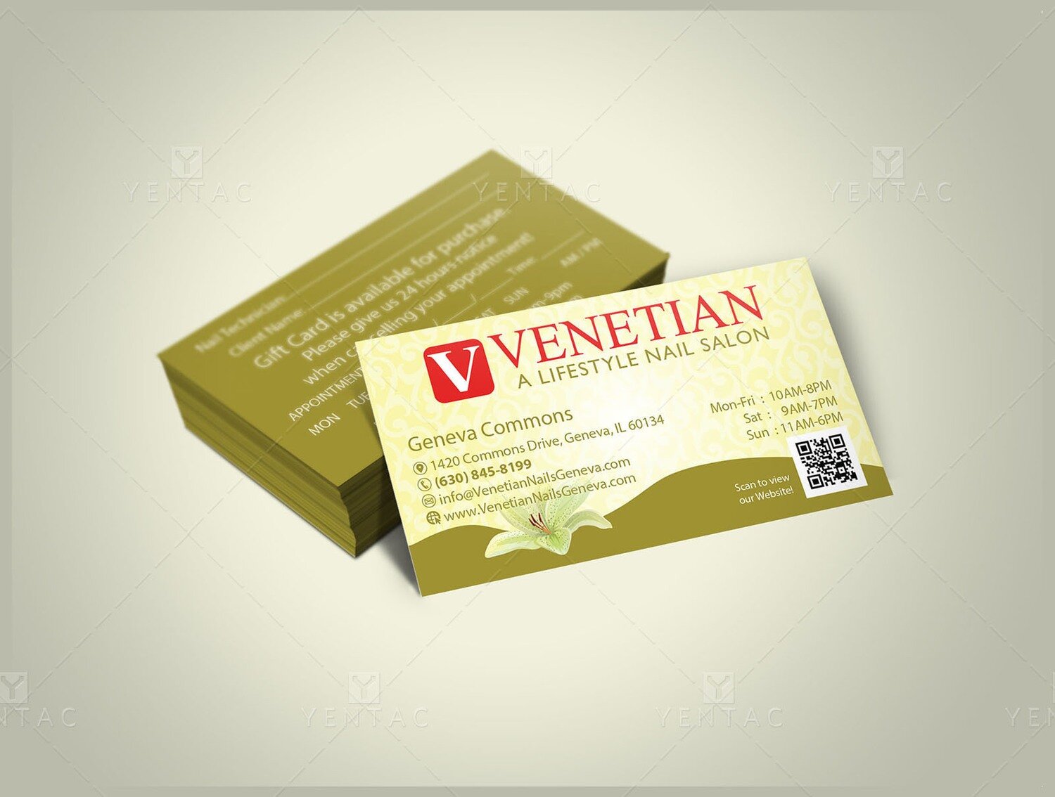 Business Card - Template buscard-05051A (No Picture)