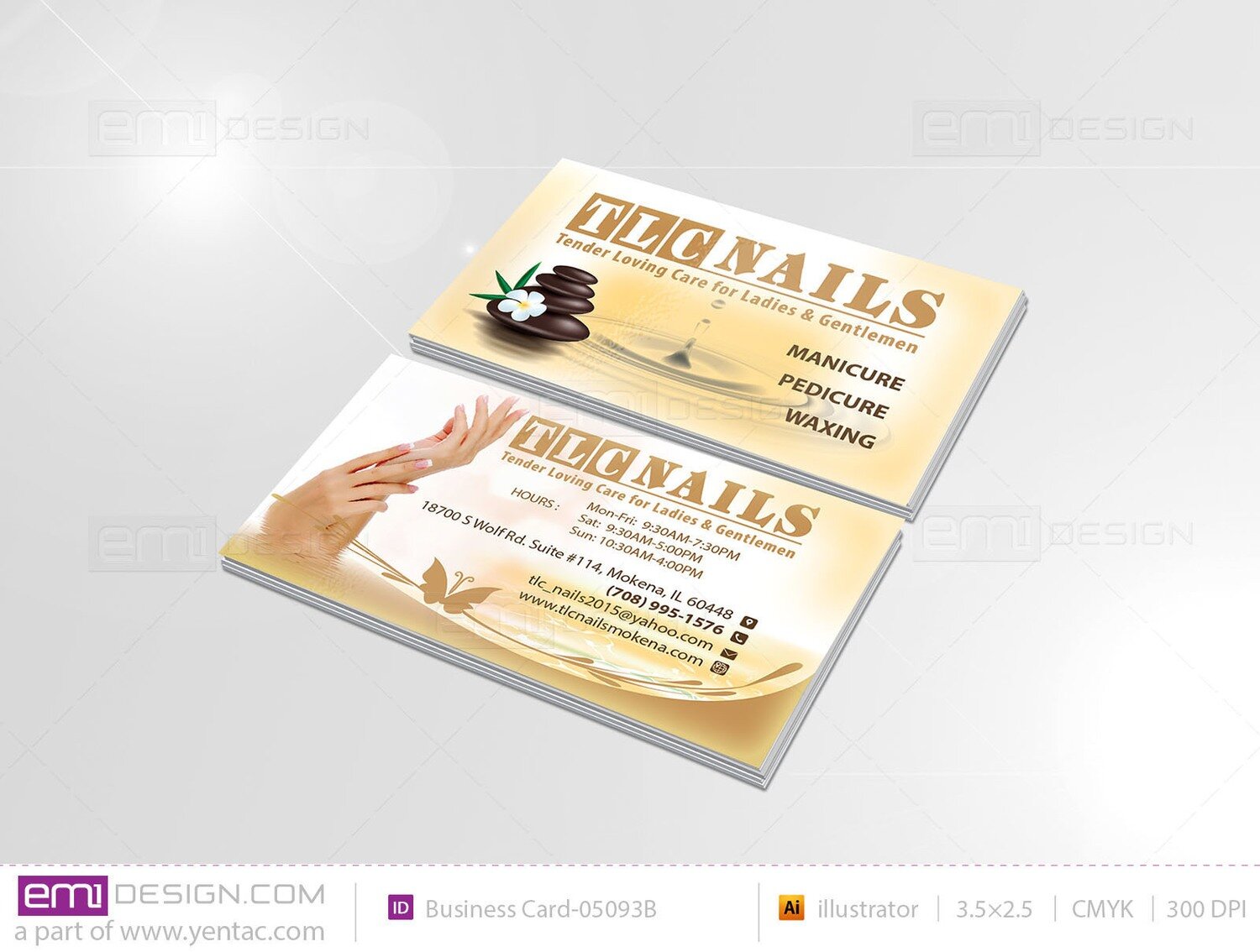 Business Card - Template BusCard-05093B