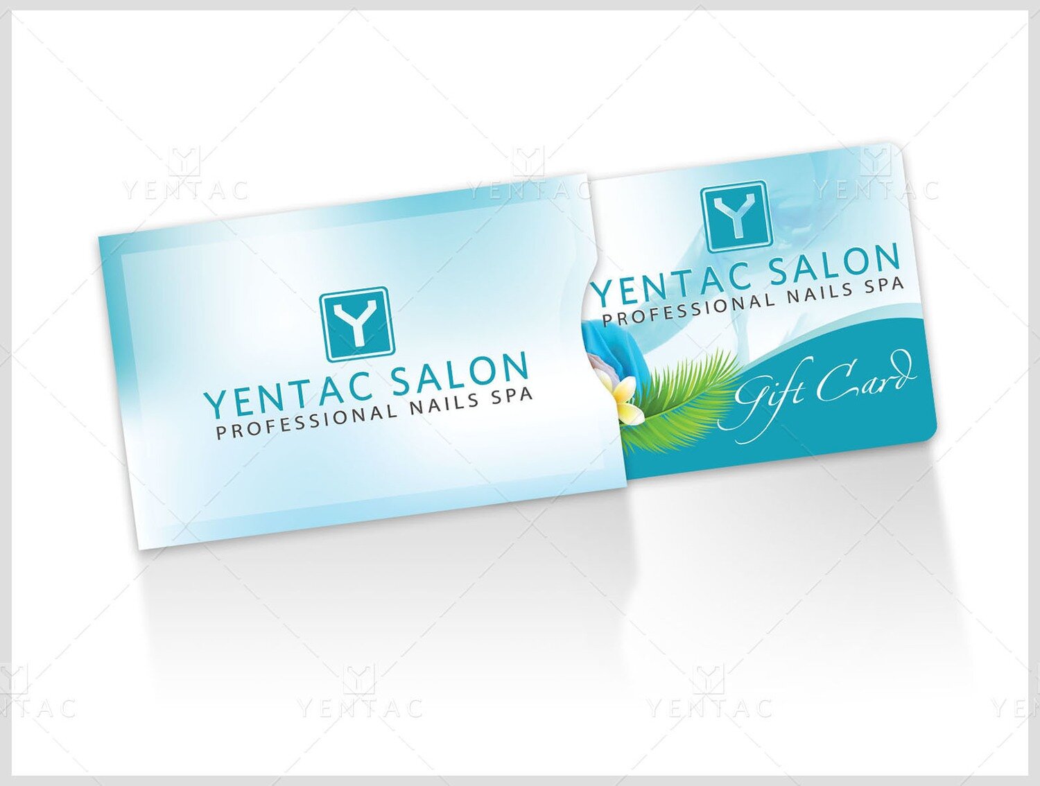 Plastic Gift Card Sleeve - Silver Color Template:  00033