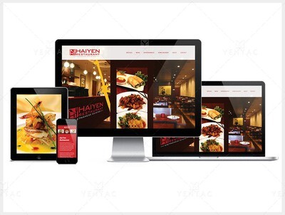 Web Design - Restaurant ID1003 Hai Yen