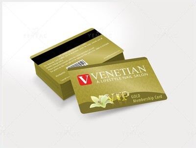 Plastic VIP Card No Picture - Venetian Nails Spa ID5051