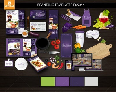 Purple 1 Demo Brand Guideline Restaurant Template