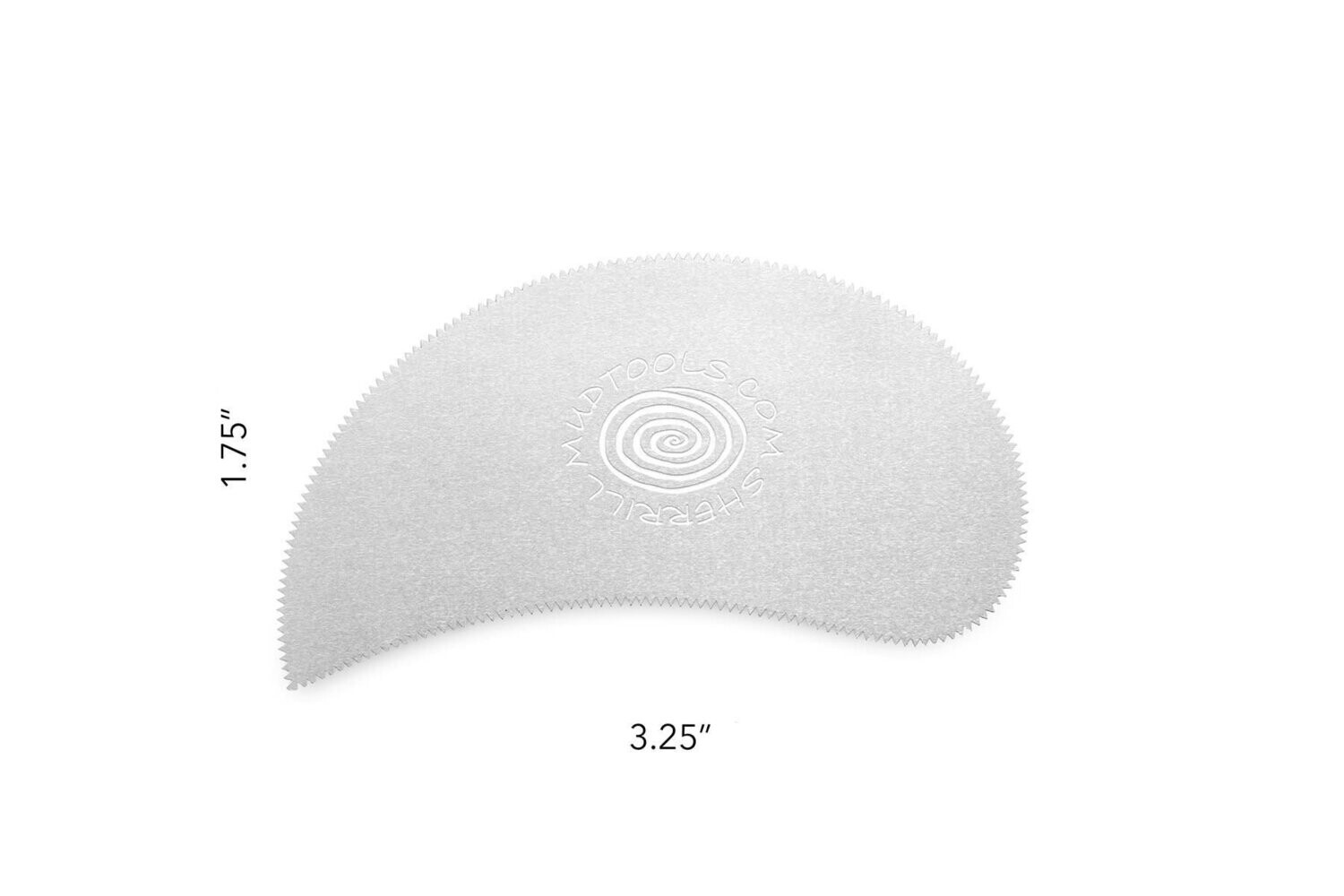 Mud Tools Stainless Steel Paisley Rib - 24 Tooth