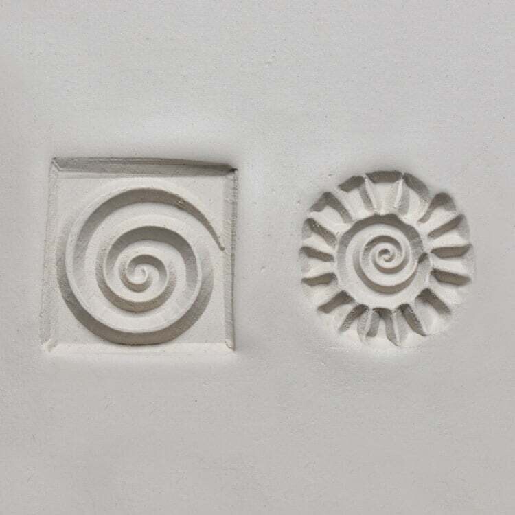 Med Square Stamp 020 - Spirals