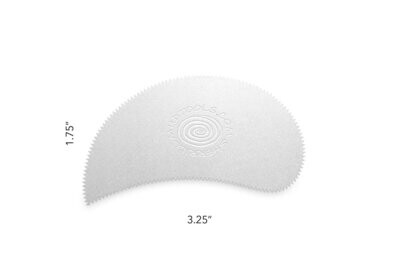 Mud Tools Stainless Steel Paisley Rib - 18 Tooth