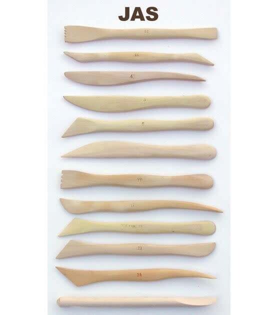 JAS 6&#39;&#39; Wood Tools, Set Of 12