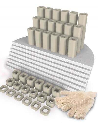 Furniture Kit for Easy-Fire Kilns - e23T-3 (All Half Shelves)