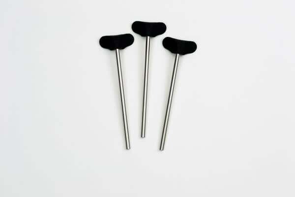 5&quot; Rods With Molded Hands Set Of 3