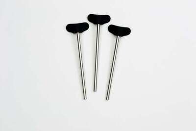 5&quot; Rods With Molded Hands Set Of 3