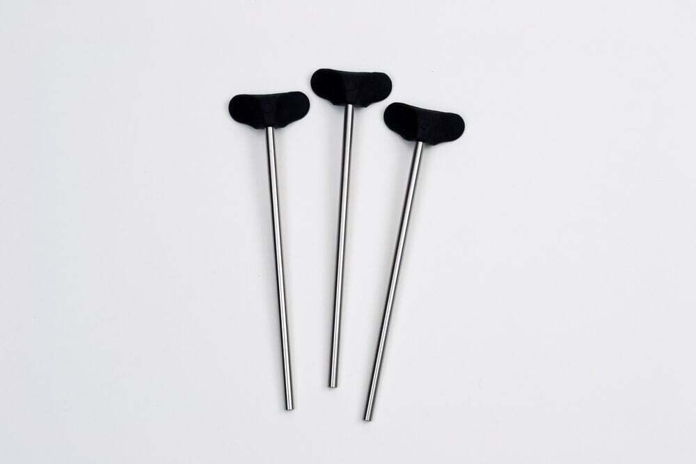 6&quot; Rods With Molded Hands Set Of 3