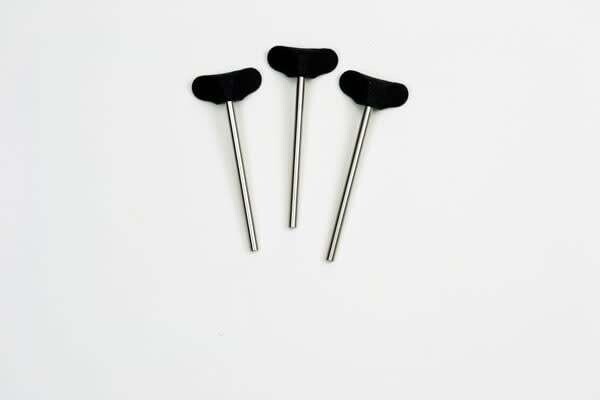 4&quot; Rods With Molded Hands Set Of 3