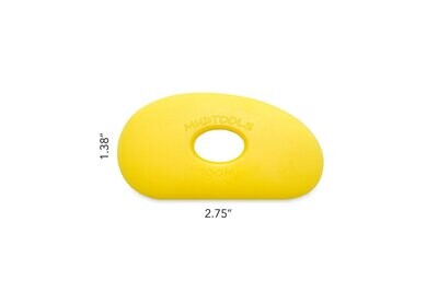 Soft Yellow Rib #0 Mud Tools