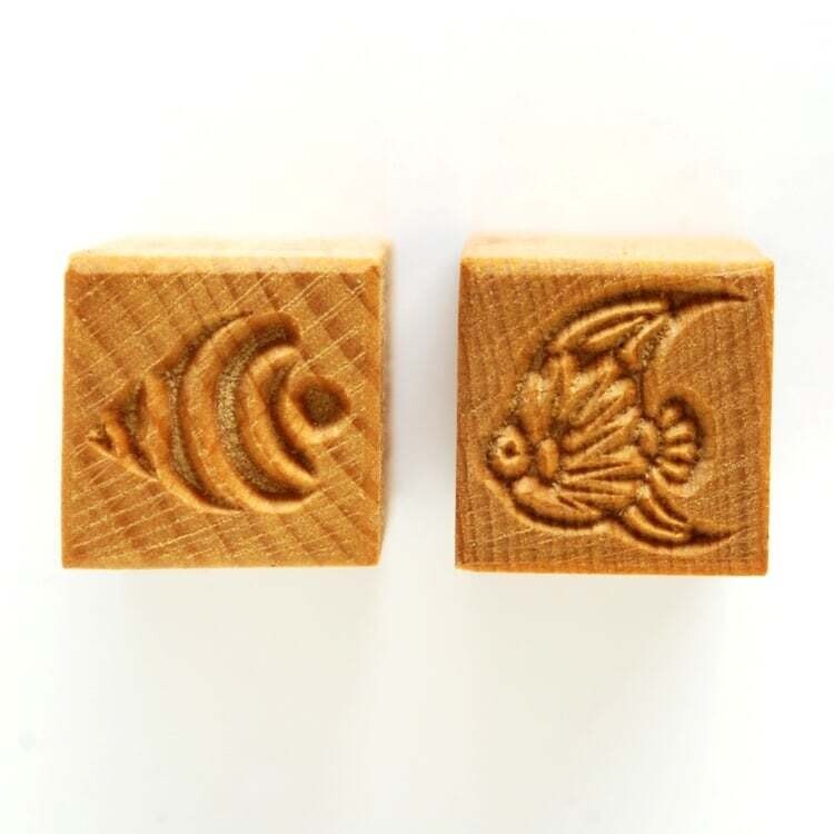 Med Square  Stamp 071 - Fish