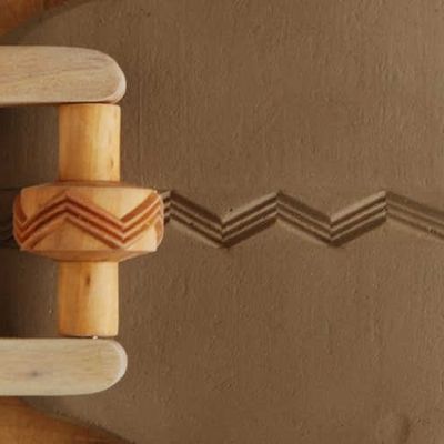 Small Roller 008 - 3 Zig Zag
