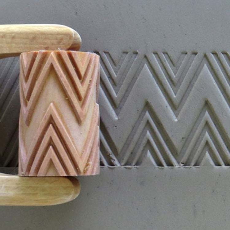 Large Roller 005 - Two Triangle Rows
