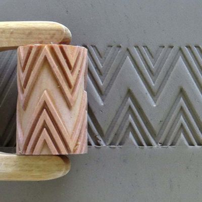 Large Roller 005 - Two Triangle Rows