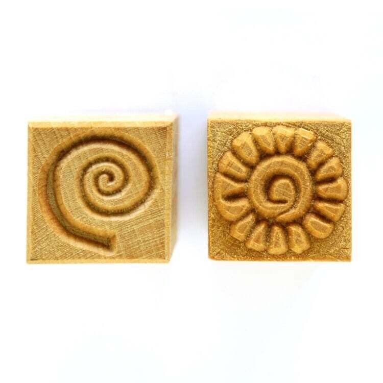Med Square Stamp 020 - Spirals