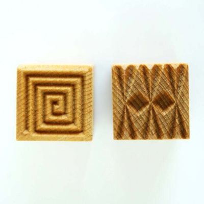 Med Square Stamp 002 - Maze