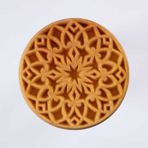 Extra Large Round Stamp 009- Rose Window 2