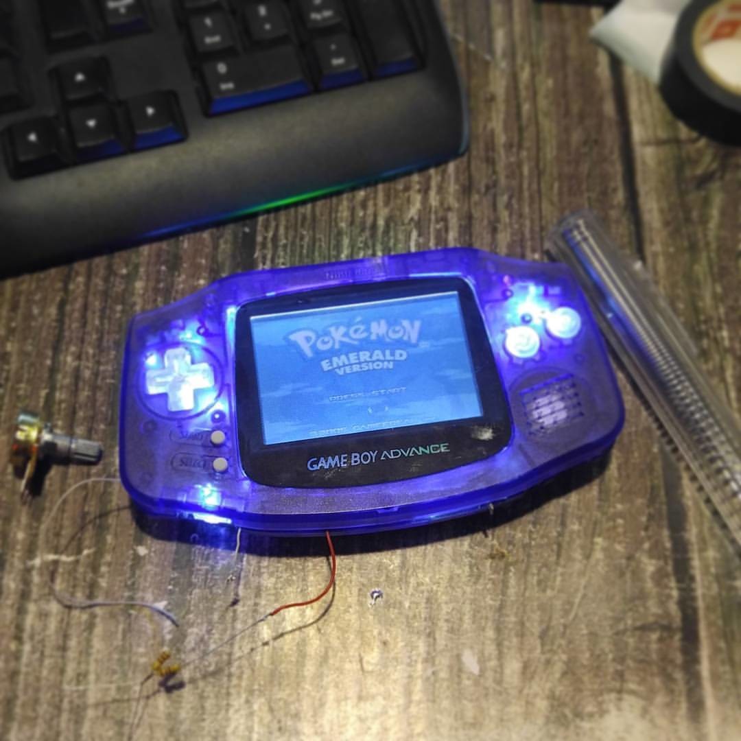 Custom Game Boy Advance AGB-001