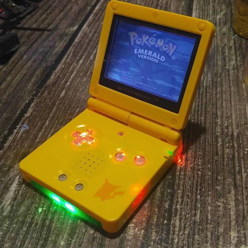 Custom Game Boy Advance SP Base AGS-101