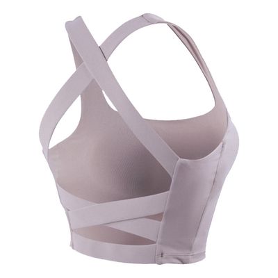 High Impact Sports Bras for Women Crossover Padded Sports Bra Workout Bras for Running
