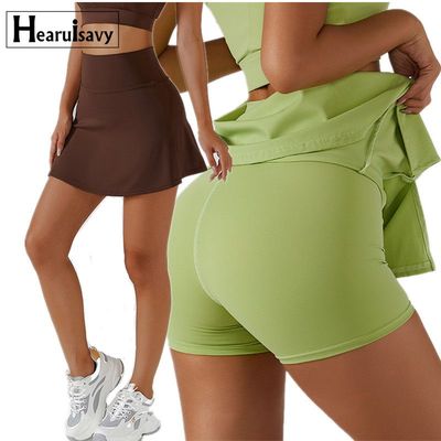 Womens Golf/Tennis/Pickleball Skirt With Shorts