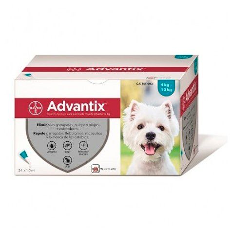 ADVANTIX PIPETA DE 4-10KG