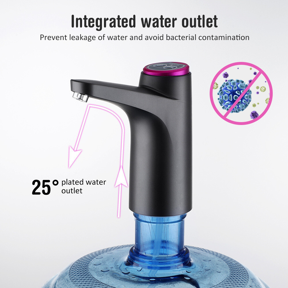 luxe nest Spot Bottled Water Household Water Pump USB Rechargeable Automatic Pumping Water Dispenser Smart Water Dispenser