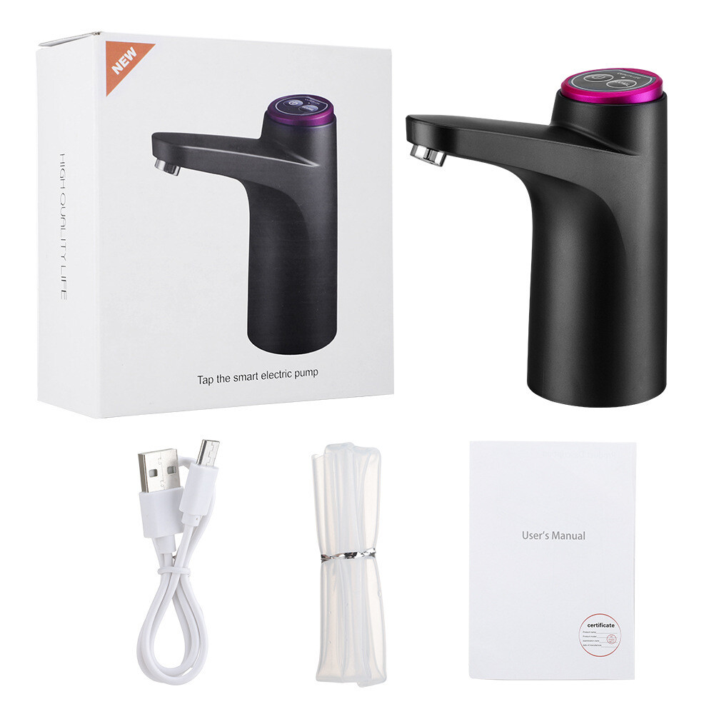 luxe nest Spot Bottled Water Household Water Pump USB Rechargeable Automatic Pumping Water Dispenser Smart Water Dispenser
