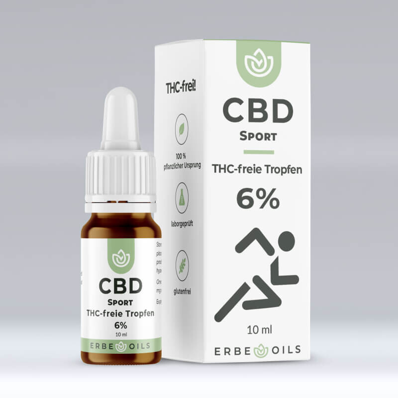 CBD Sport Tropfen 6% oder 12% [je 10ml]