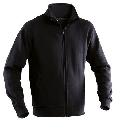 Felpa zip lunga