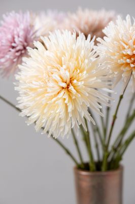 Silk-ka Chrysant tak creme 60 cm