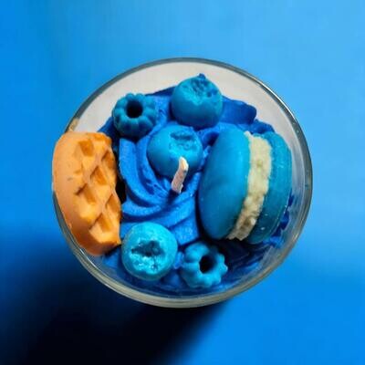 Blueberry Macaroon Cheescake Dessert