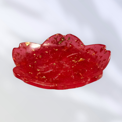 Resin Flower Jewelry Plate