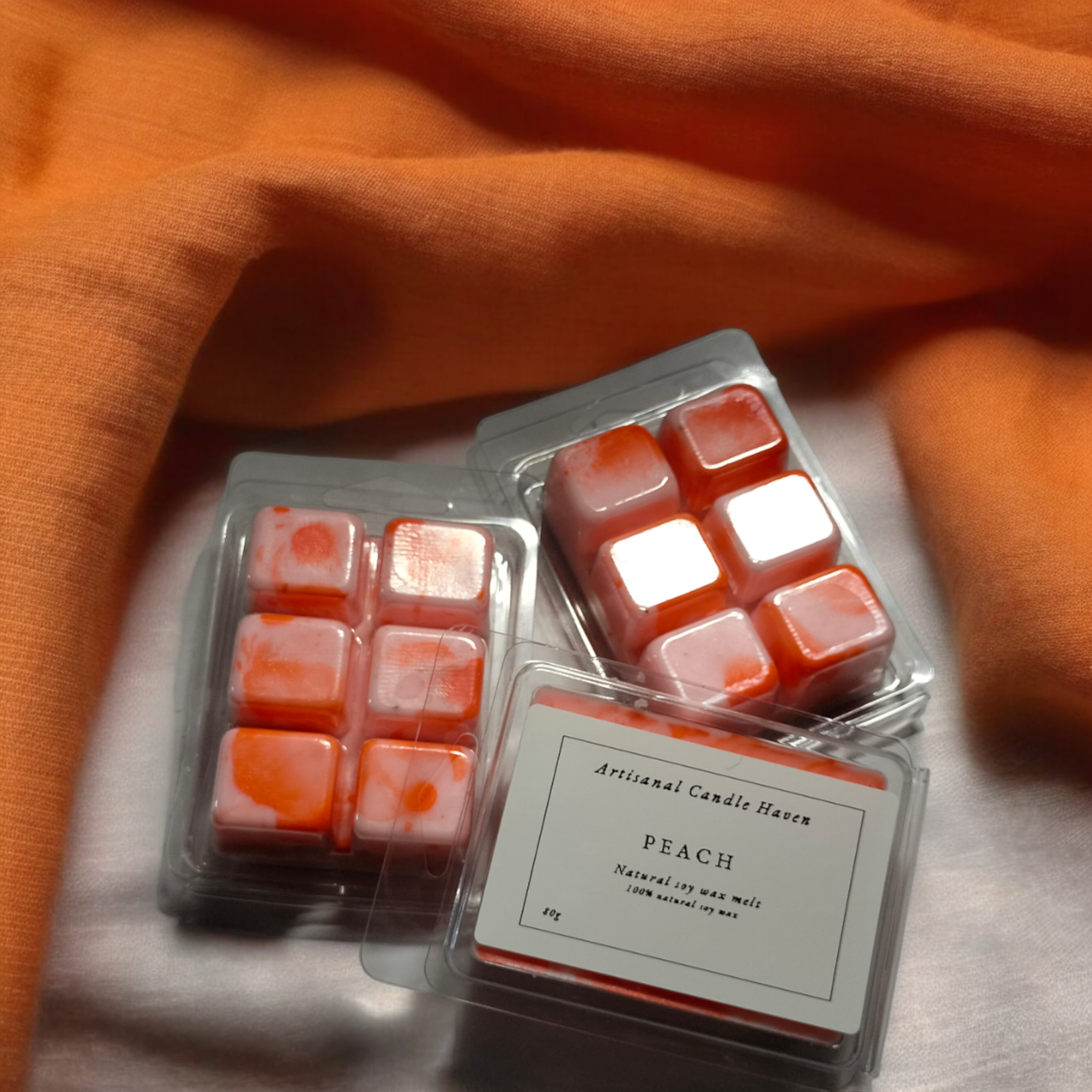 Peach wax melt