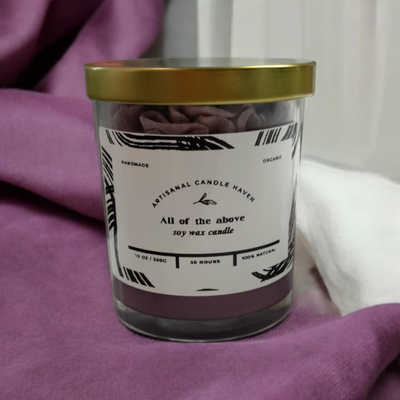 ALL OF THE ABOVE candle (limited edition)