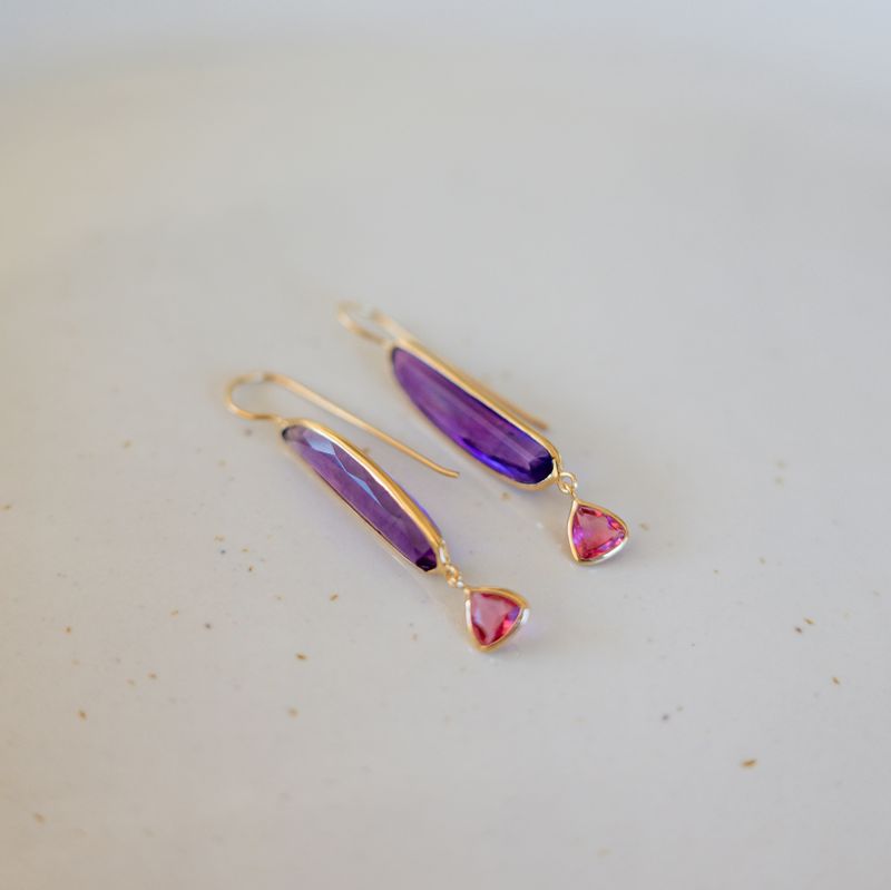 Lavender Earrings