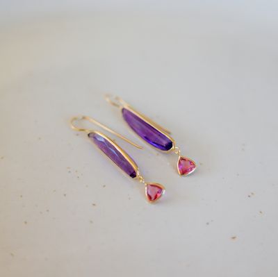 Lavender Earrings
