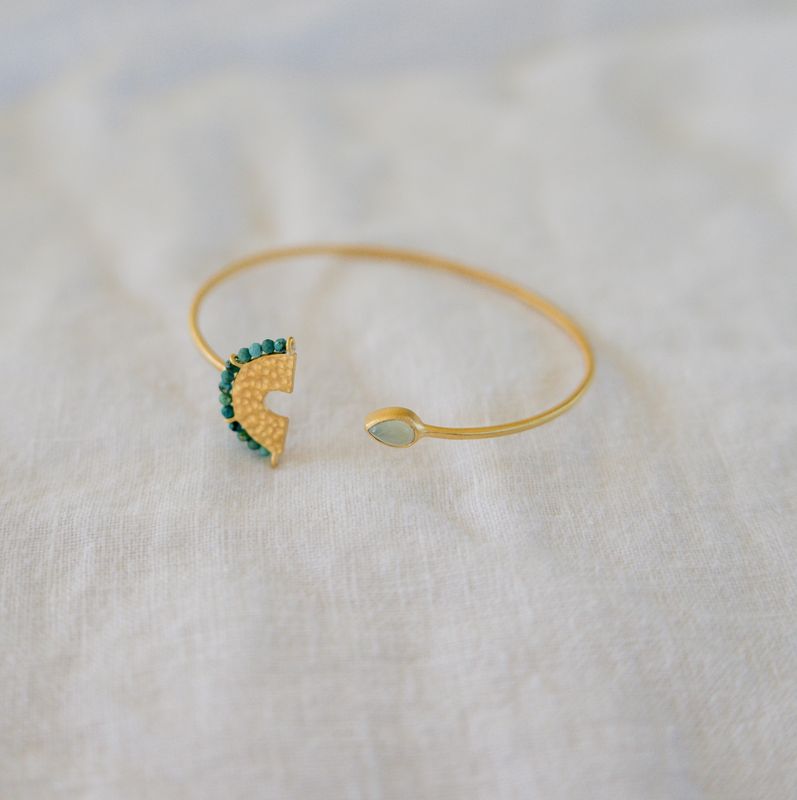 Thyme Bangle Gold Plated