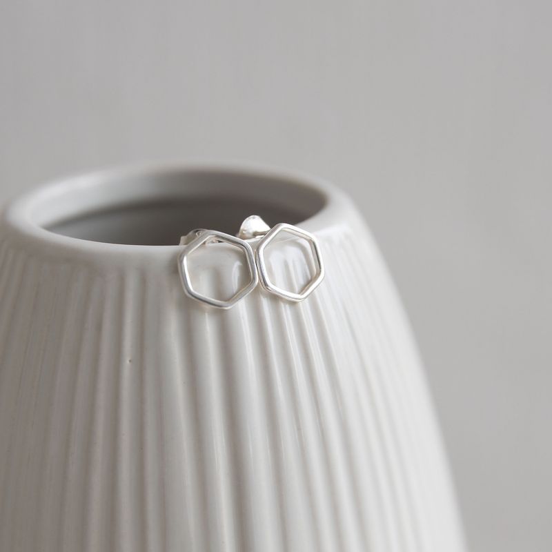 Hexagon Studs