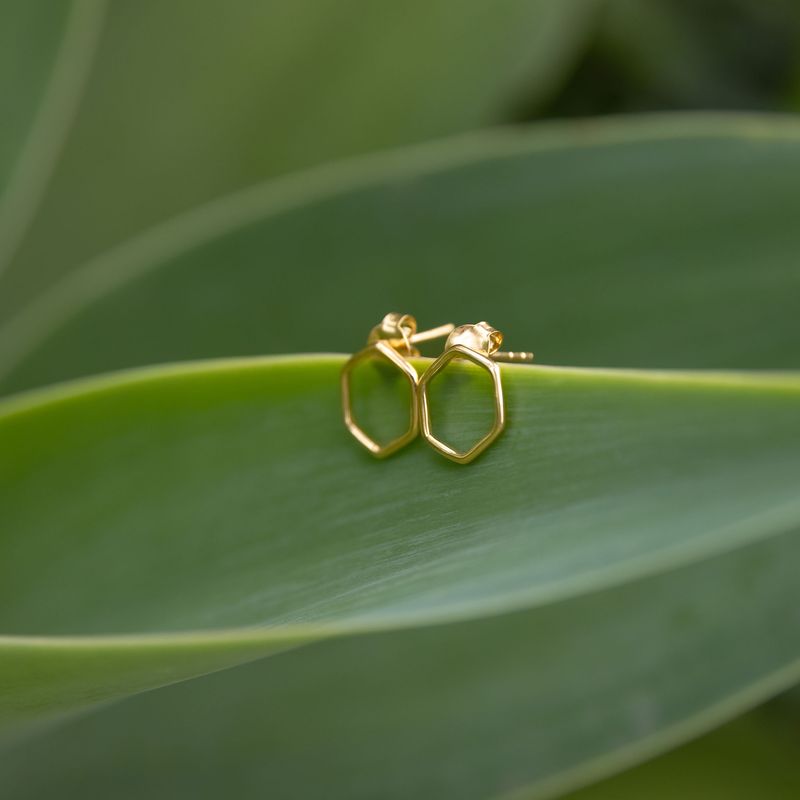 Hexagon Studs