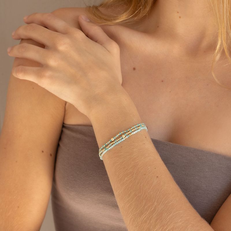 Summer Sorbet Amazonite Bracelet stack