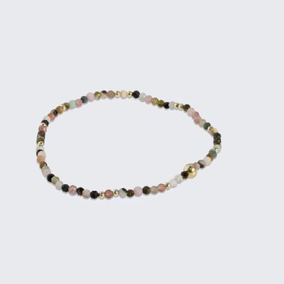 Summer Sorbet Mixed Tourmaline Bracelet stack
