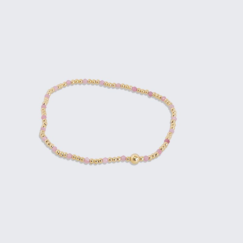 Summer Sorbet Pink Tourmaline Bracelet stack