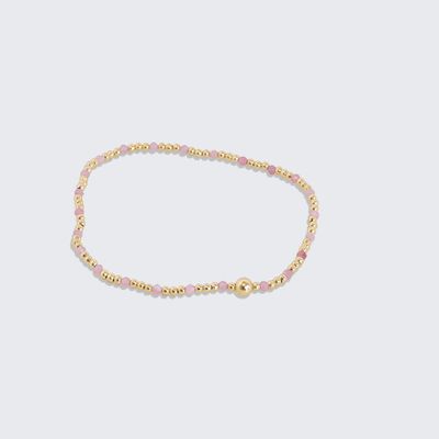 Summer Sorbet Pink Tourmaline Bracelet stack