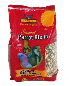 Bird Munchies Gourmet Parrot Blend Seed Mix 1kg