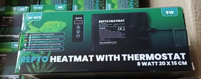 Warmtemat met Thermostaat (Repto) 8W.